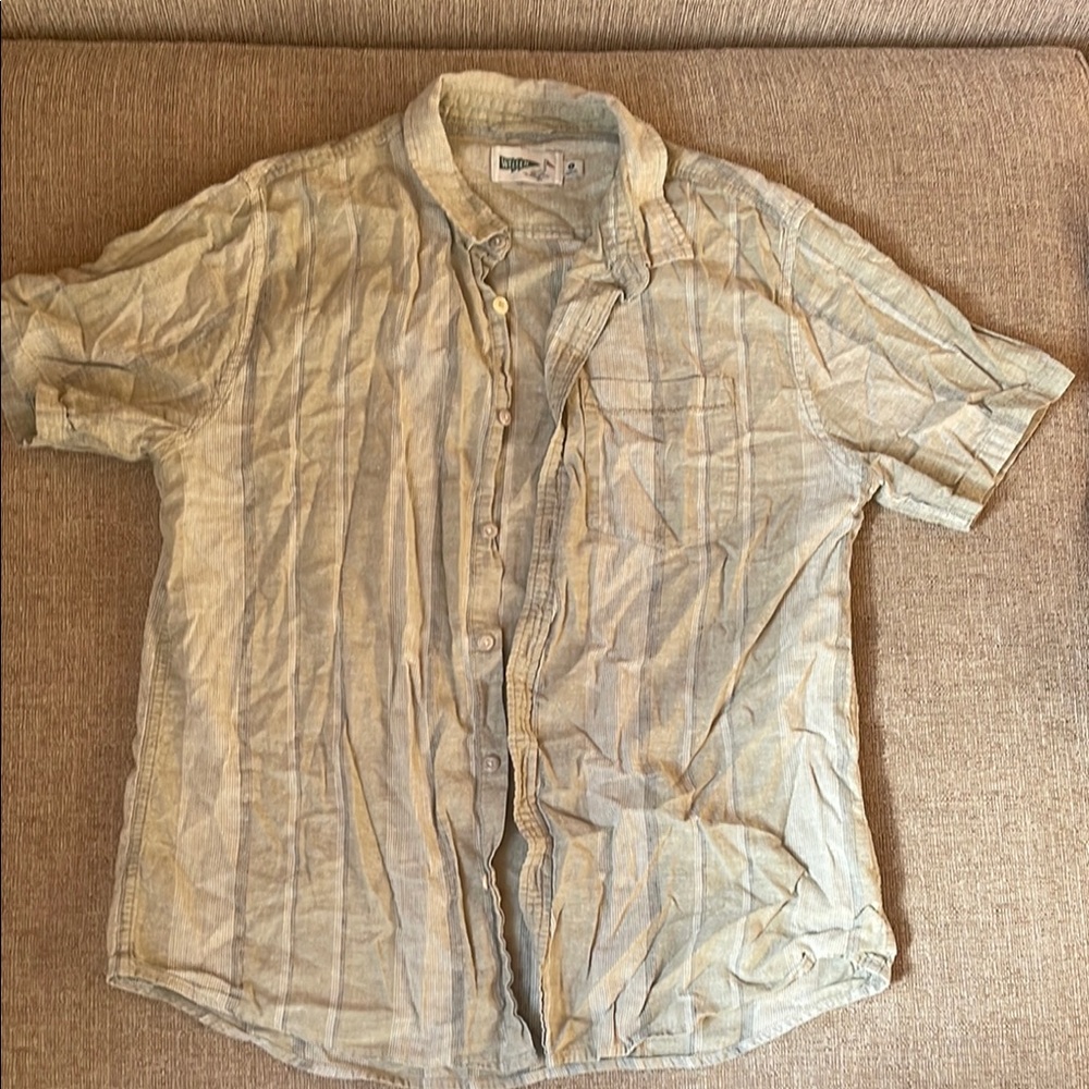 Huckberry hemp/ cotton button up